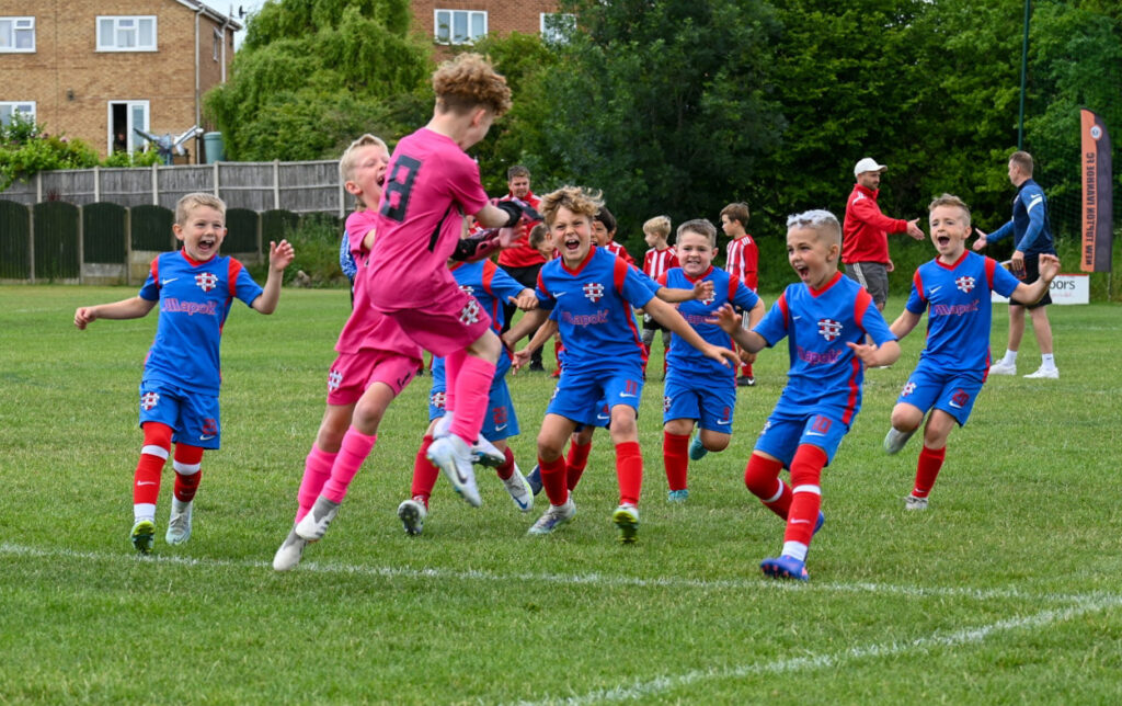 Sporting Markfield Foxes winning at New Tupton Ivanhoe Summer Festival of Football 2022