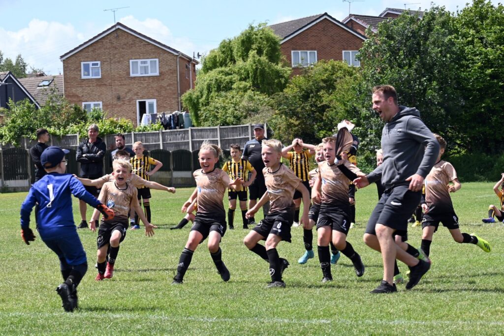 G3A winning the u10's competition at the Summer Festival of Football